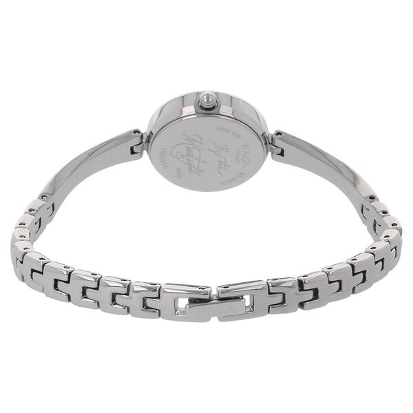 Titan Raga Moonlight White Dial Women Watch With Metal Strap - image number 3