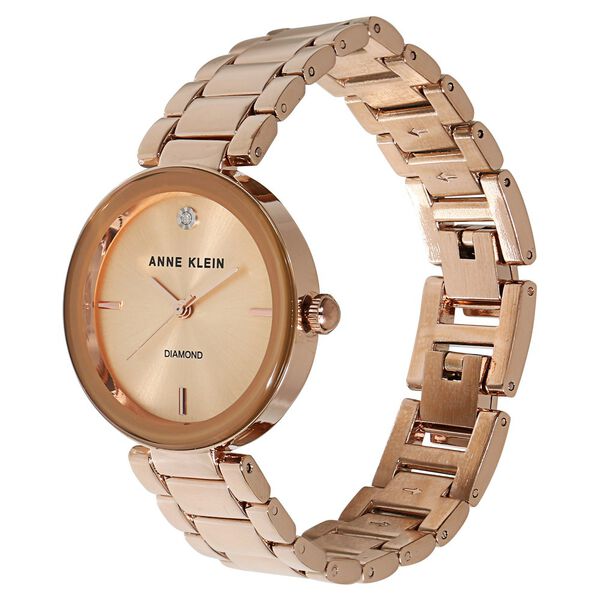 Anne Klein Quartz Analog Rose Gold Dial Ceramic Strap Watch for Women - image number 1