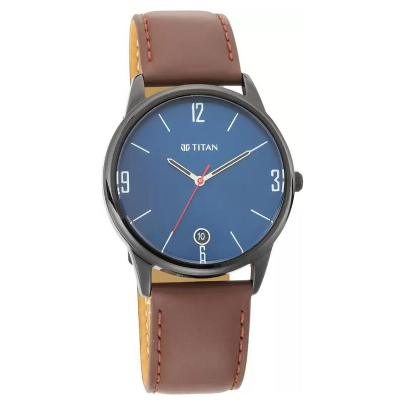 Titan Neo Blue Dial Analog with Date Watch for Men - image number 0