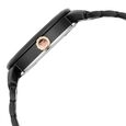 Titan Mechanical Slimline Black Dial Black Stainless Steel Strap watch for Men - image number 4