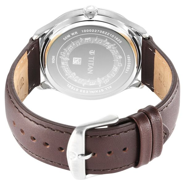 Titan Quartet Silver Dial Analog Stainless Steel Strap watch for Men - image number 4