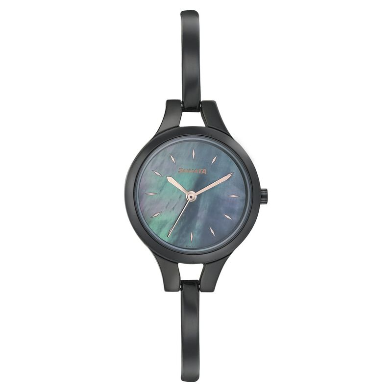 Sonata Onyx Mother of Pearl Dial Women Watch With Stainless Steel Strap - image number 0