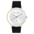 Police Quartz Analog Silver Dial Leather Strap Watch for Men - image number 0
