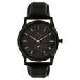 Titan Analog Black Dial Quartz Leather Strap watch for Men