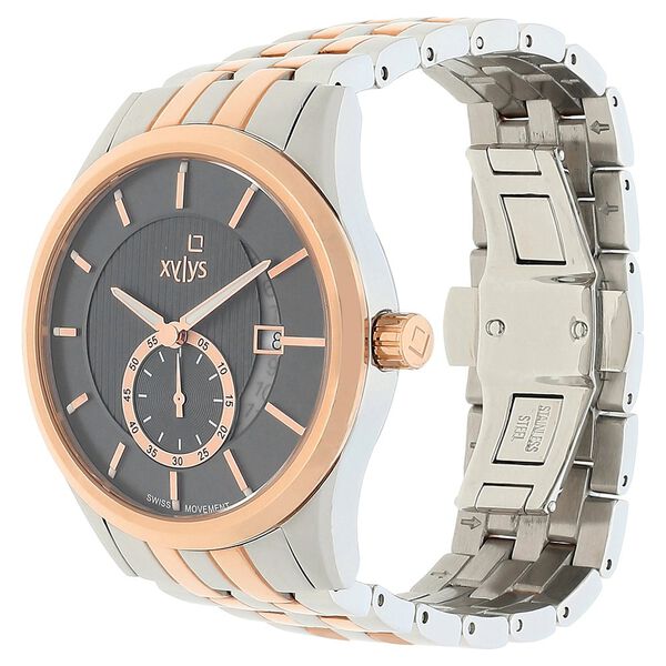 Xylys Offsets Swiss Analog Stainless Steel Grey Dial Watch for Men - image number 2