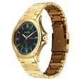 Titan Karishma Quartz Analog with Day and Date Green Dial Golden Stainless Steel Strap Watch For Men - image number 4