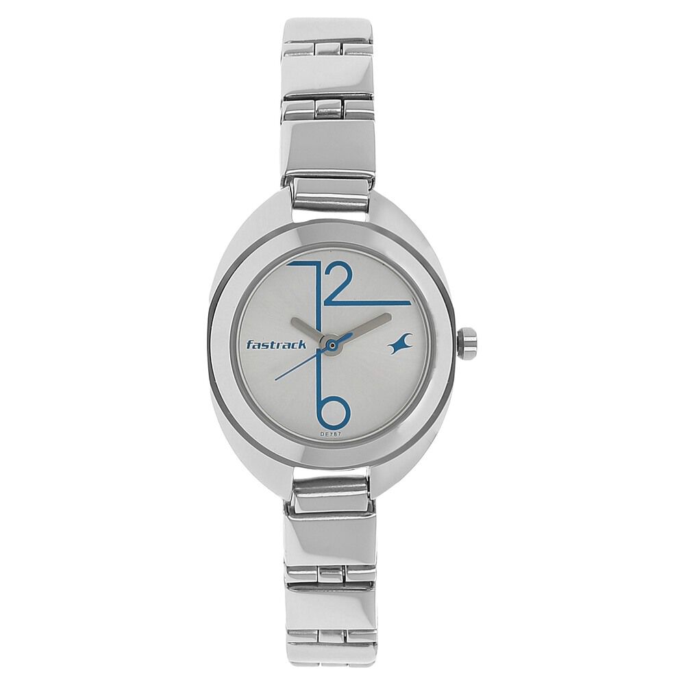 Fastrack silver sales strap watches