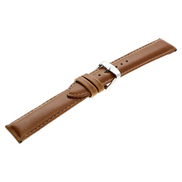 22 mm Brown Genuine Leather Straps for Men - image number 3
