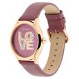 Titan Self Expression Purple Dial Analog Leather Strap watch for Women - image number 2