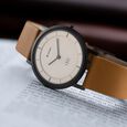 Titan Edge Beige Dial Analog Leather Strap watch for Men - image number 0