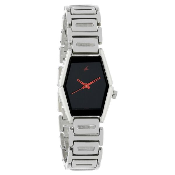 Fastrack Quartz Analog Grey Dial Metal Strap Watch for Girls - image number 1