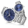 Sonata Quartz Analog Blue Dial Metal Strap Watch for Couple - image number 4