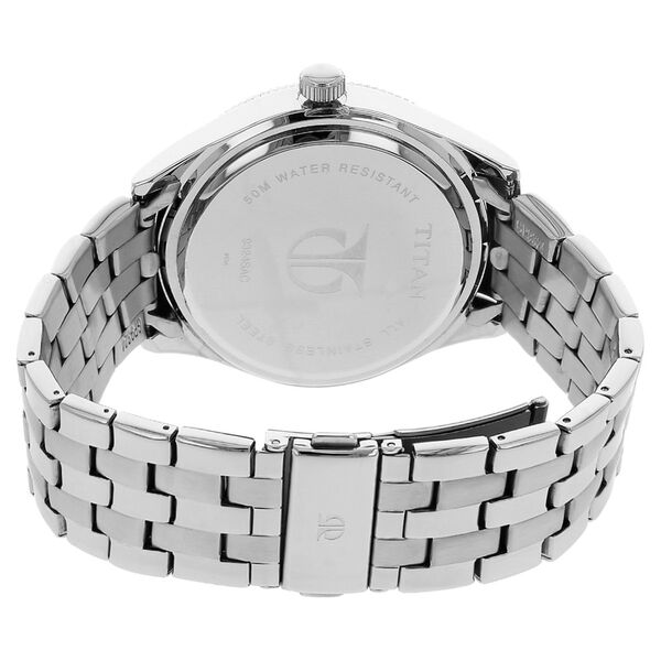 Titan Octane Analog Grey Dial Stainless Steel Strap watch for Men - image number 3