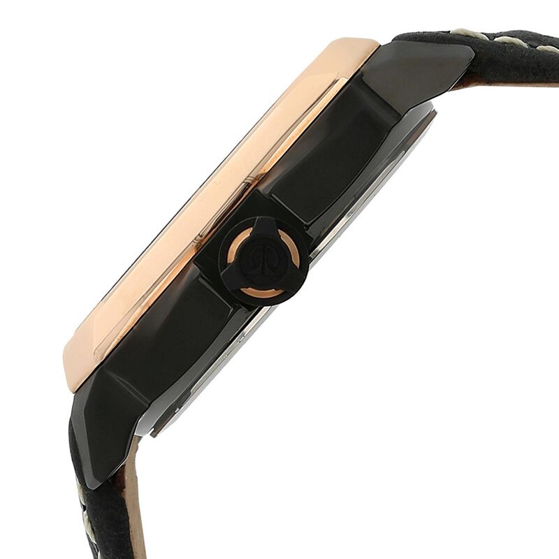 Titan Quartz Analog Solar Black Dial Leather Strap Watch for Men - image number 2