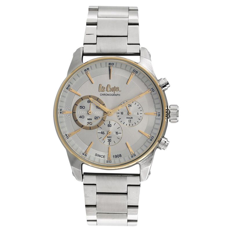 Lee Cooper Silver Dial Chronograph Watch for Men - image number 0