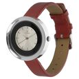 Titan Quartz Analog Silver Dial Leather Strap Watch for Women - image number 1