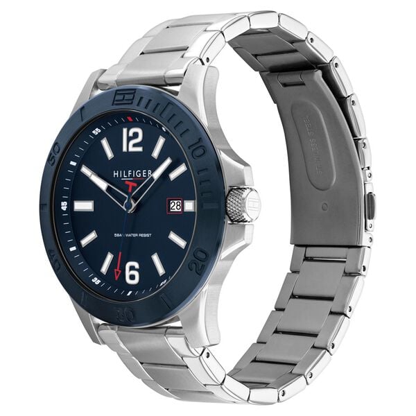 Tommy Hilfiger Analog Blue Dial Watch for Men - image number 1