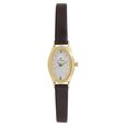 Titan Quartz Analog Silver Dial Leather Strap Watch for Women - image number 0