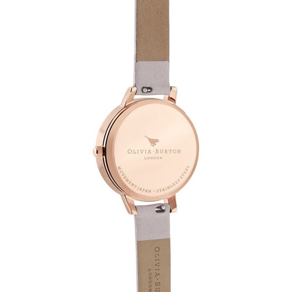 Olivia Burton Quartz Analog Multicoloured Dial Leather Strap Watch for Women - image number 2