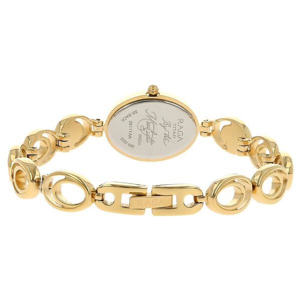 Titan Raga Moonlight Mother of Pearl Dial Women Watch With Metal Strap - image number 3