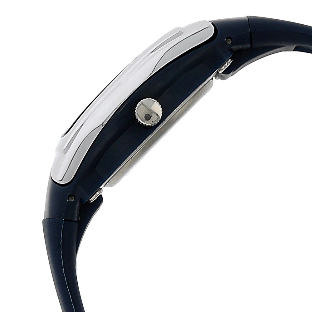 SF Quartz Analog Blue Dial Plastic Strap Watch for Women