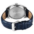 Titan Tonneau Analog with Date and Blue Dial Blue Leather Strap Watch for Men - image number 4