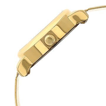 Sonata Quartz Analog Champagne Dial Stainless Steel Strap Watch for Women