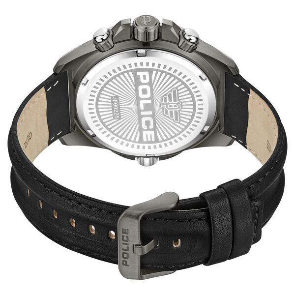 Police Quartz Multifunction Black Leather Strap for Men - image number 2