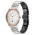 Edge Meister Quartz Analog with Date White Dial Rose Gold Titanium Strap Watch For Men - image number 4