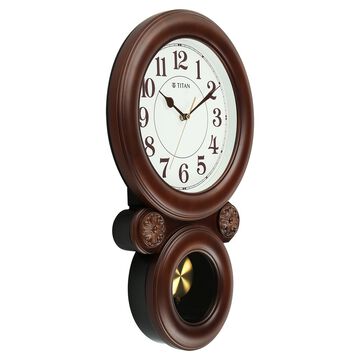 Titan Grandeur - Classic Wooden Pendulum Wall Clock