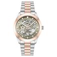 Kenneth Cole Mechanical Hand Wound Analog Mechanical Grey Dial With Two Toned Stainless Steel Strap Watch For Men - image number 0