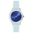 Fastrack Tropical Waters Quartz Analog Blue Dial Leather Strap Watch for Girls - image number 0