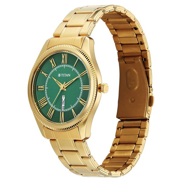 Titan Regalia Allure Classic Day-Date Men's Dress Watch - image number 2