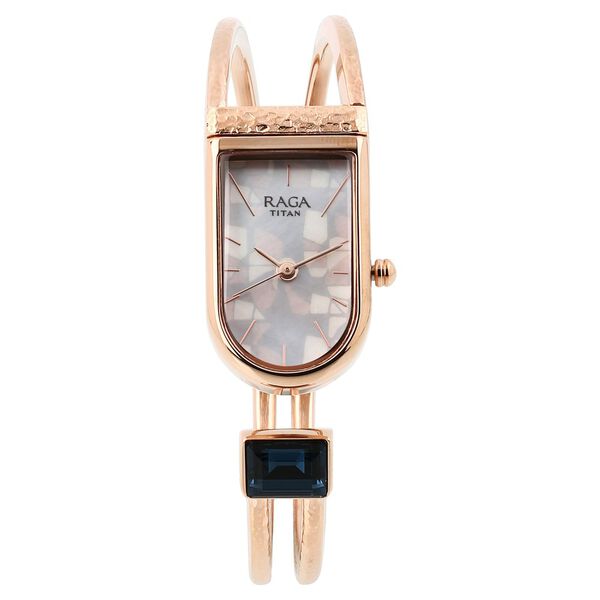 Titan Raga Espana Mother of Pearl Dial Women Watch With Metal Strap - image number 0