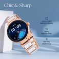 Titan Elixir with All 316L SS construction, 3.04 CM AMOLED Display, BT Calling, Skin Temperature Sensor, Womens Health - image number 2