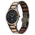 Titan Edge Ceramic Quartz in Midnight Gold with Black Dial Watch for Men - image number 5
