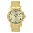 Titan Quartz Analog with Day and Date Champagne Dial Stainless Steel Strap Watch for Men - image number 0