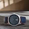 Titan Karishma Quartz Analog Silver Dial Leather Strap Watch for Men