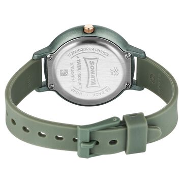 Sonata Splash Quartz Analog Grey Dial Plastic Strap Watch for Women