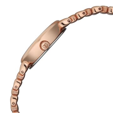 Titan Purple Serein Quartz Analog Rose Gold Dial Rose Gold Metal Strap Watch For Women
