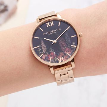 Olivia Burton Quartz Analog Black Dial Watch for Women