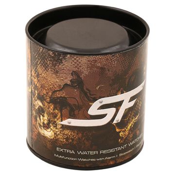 SF Digital Dial Brown Plastic Strap Watch for Men