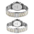 Sonata Perfect Pairs Quartz Analog Teal Dial Two Toned Metal Strap Watch For Couple - image number 3