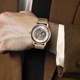 Titan Skeletal Automatic Gold Dial Gold Stainless Steel Strap Watch for Men - image number 6