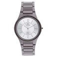 Titan Edge Ceramic Quartz Analog Silver Dial Grey Ceramic Strap Watch For Men - image number 0