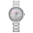 Xylys Swiss Analog Pink Steel And Ceramic Strap White Dial Watch For Women