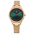 Fastrack Stunners Quartz Analog Brown Dial Brown Metal Strap Watch For Girls