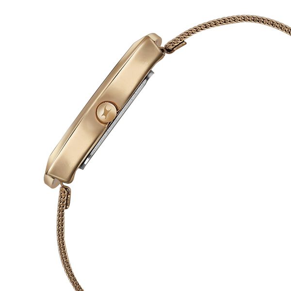 Fastrack Pulse Quartz Analog Two Toned Dial Stainless Steel Strap Watch for Girls - image number 3