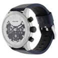 Police Quartz Multifunction Silver Dial Leather Strap Watch for Men - image number 2