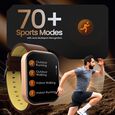 Titan Mirage with 4.97 cm AMOLED Display and AOD, Functional Crown, BT Calling Smartwatch with Pink Leather Strap - image number 5